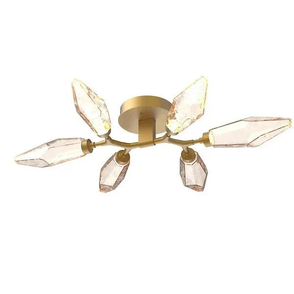 Rock Crystal Ceiling Light 36''