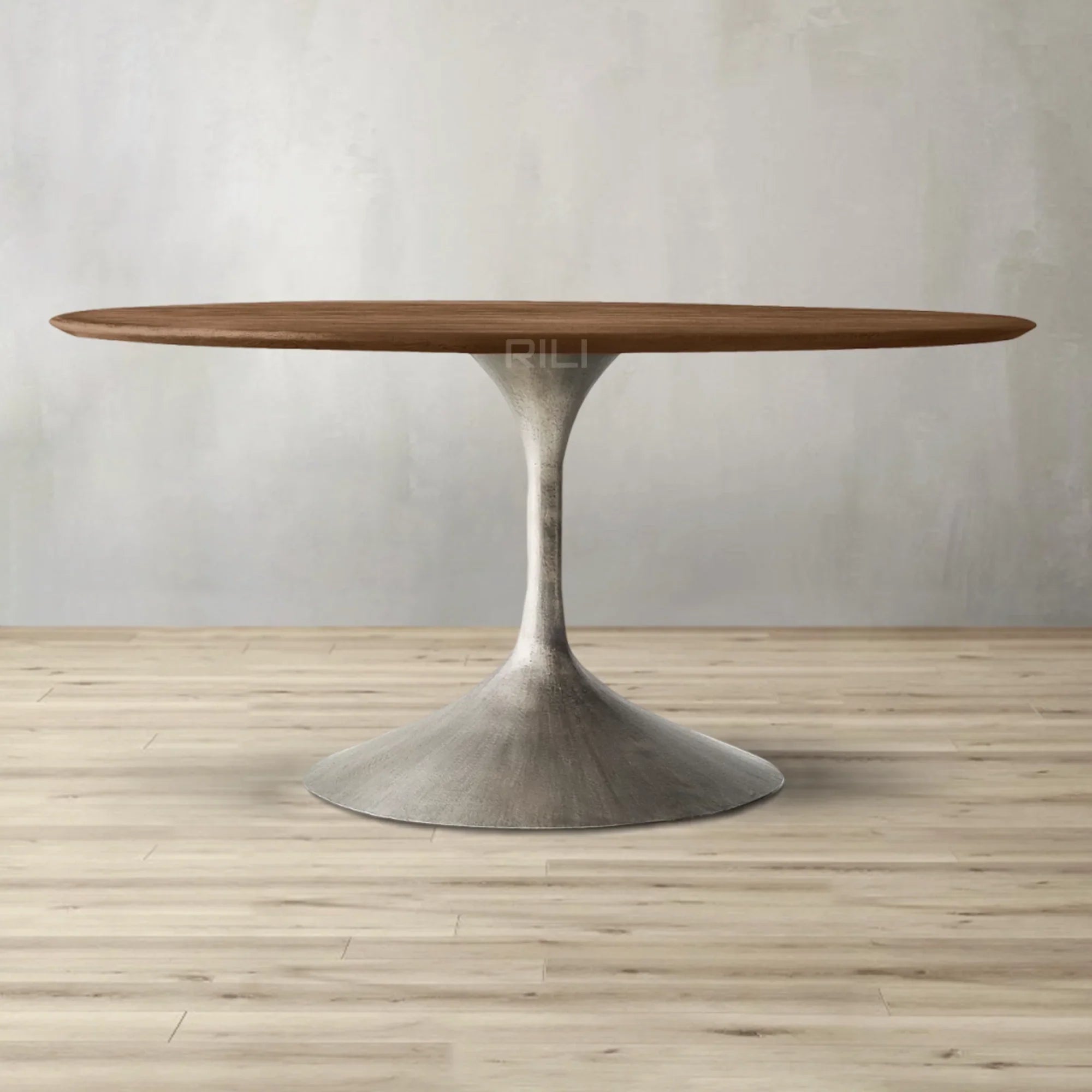 Aero Wood Round Dining Table
