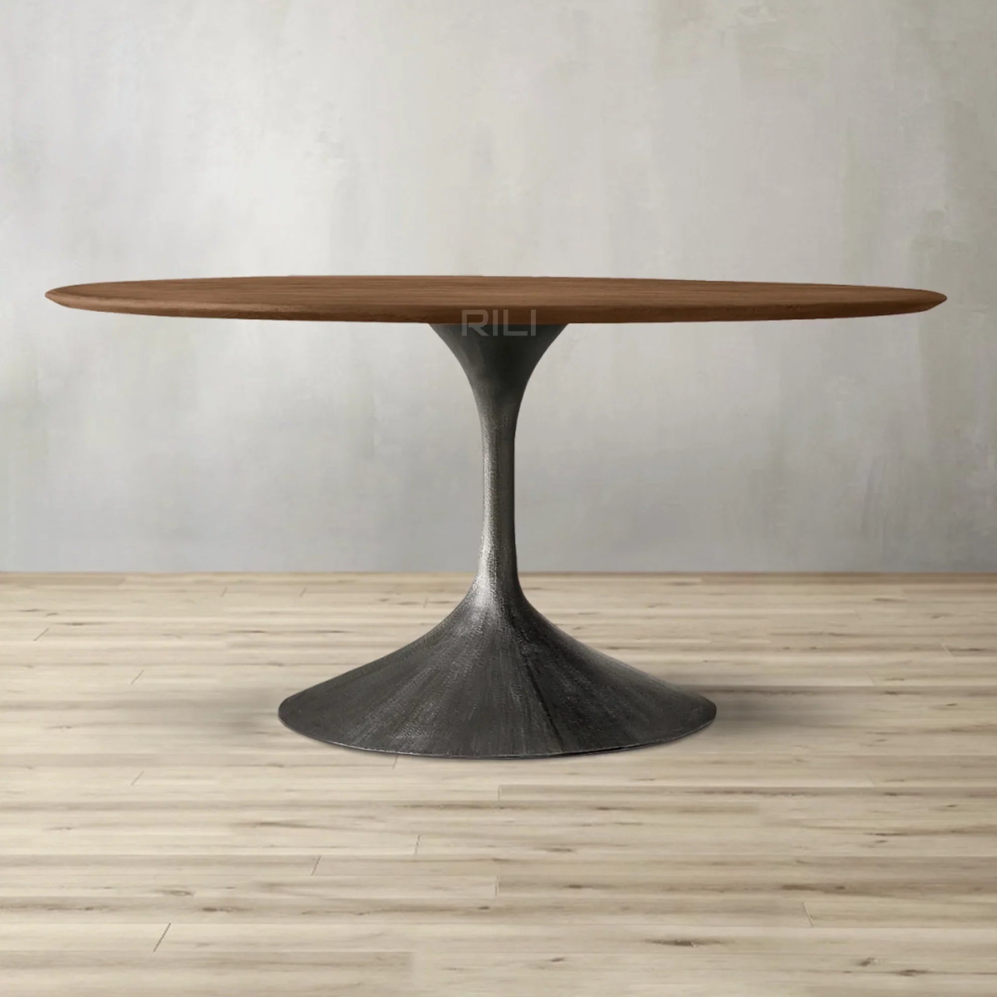 Aero Wood Round Dining Table