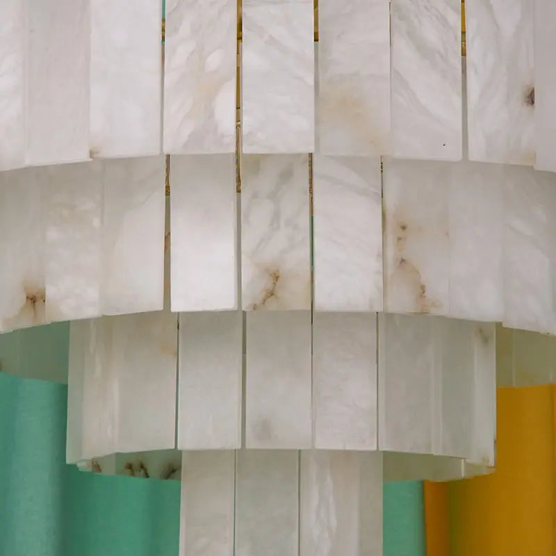 Galadriel Alabaster Multi-Tiered Round Chandelier