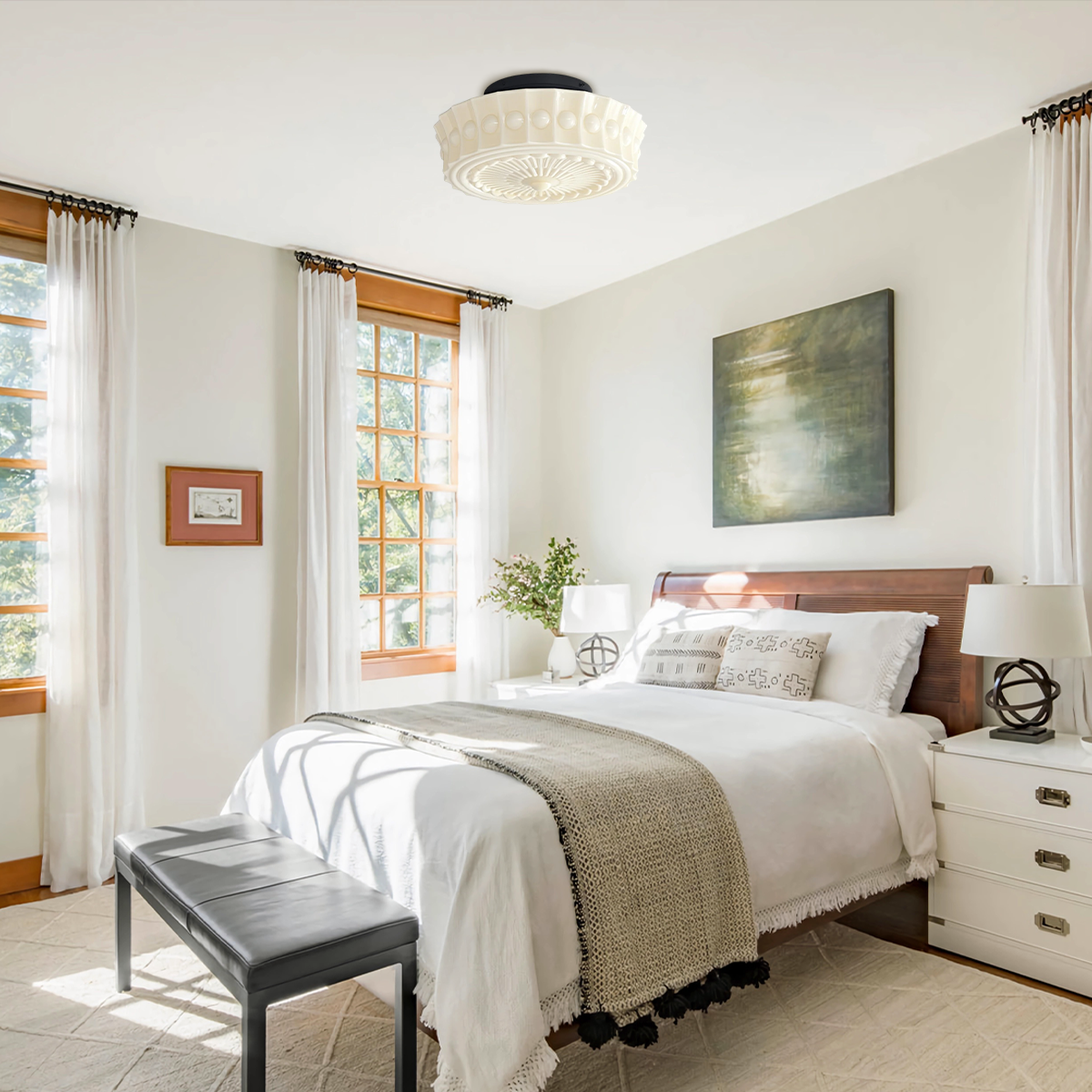 Charles Edwards Flush Mount - Luxehomezone