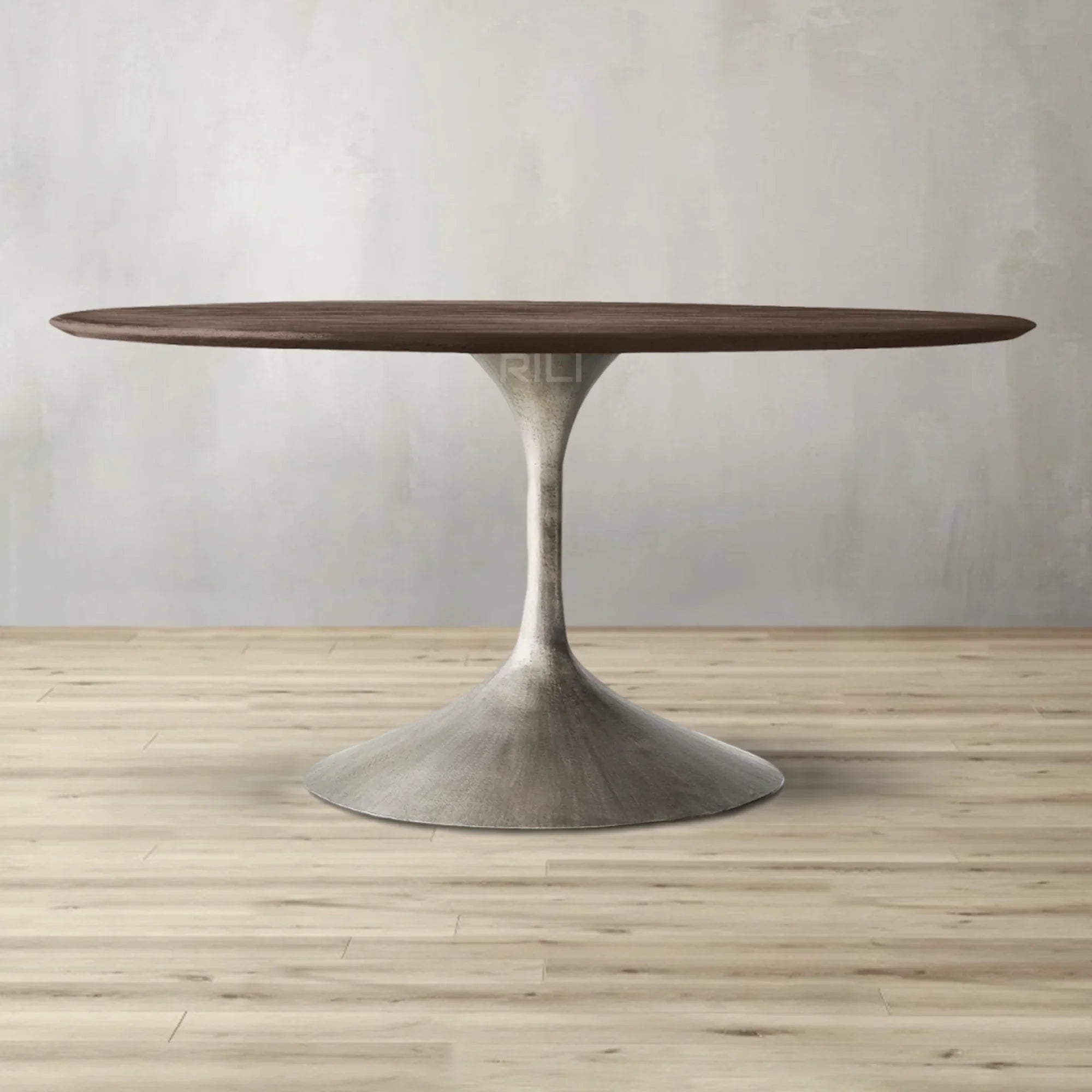 Aero Wood Round Dining Table