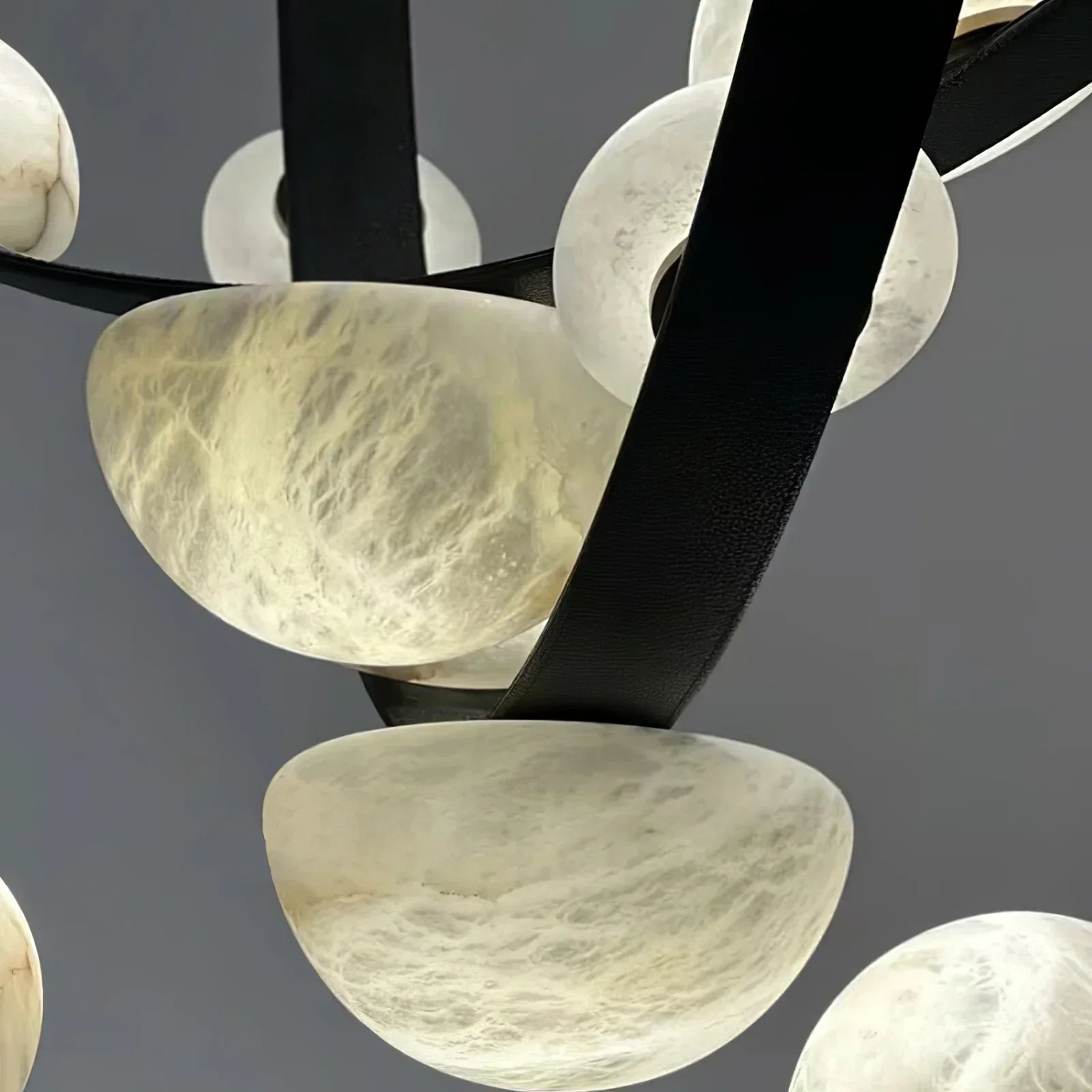 Enceladus Alabaster Dew Drops Chandelier