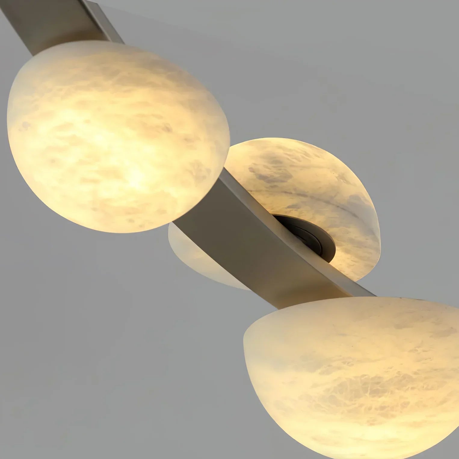 Enceladus Alabaster Dew Drops Chandelier