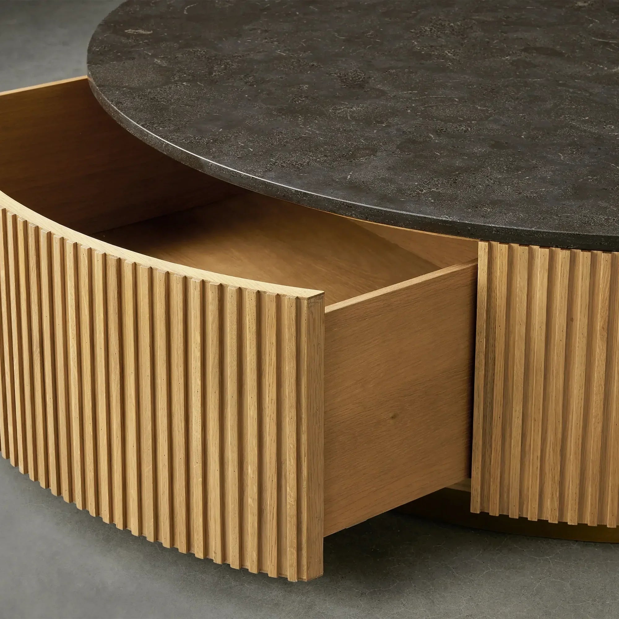 Finn Round Storage Coffee Table