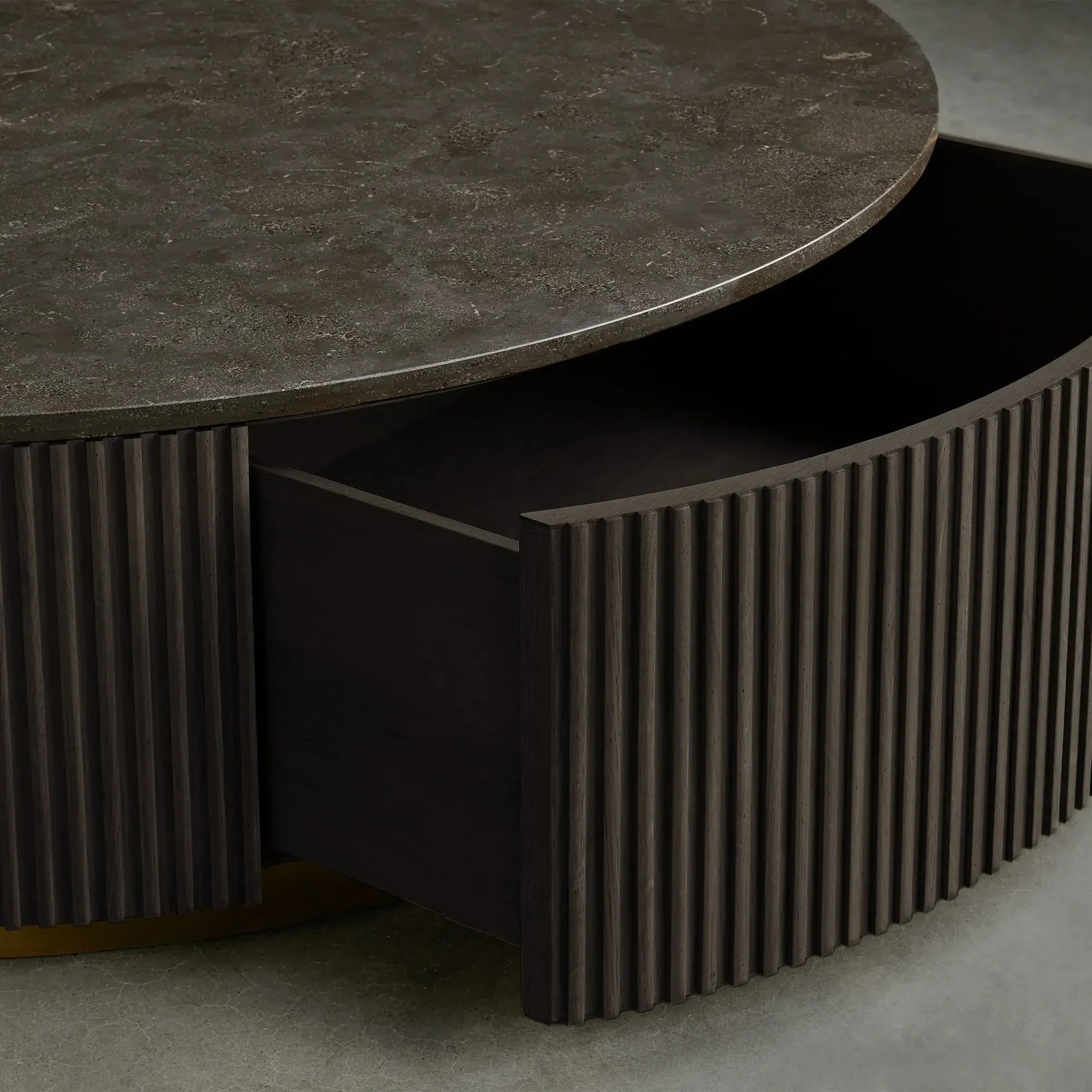 Finn Round Storage Coffee Table