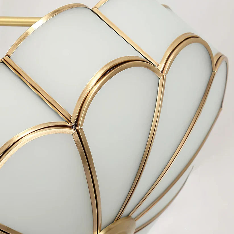 Flower Shape Glass Recessed Ceiling Light-Glass Flush Mount - Flush Mounts, Optimized-1-Luxehomezone