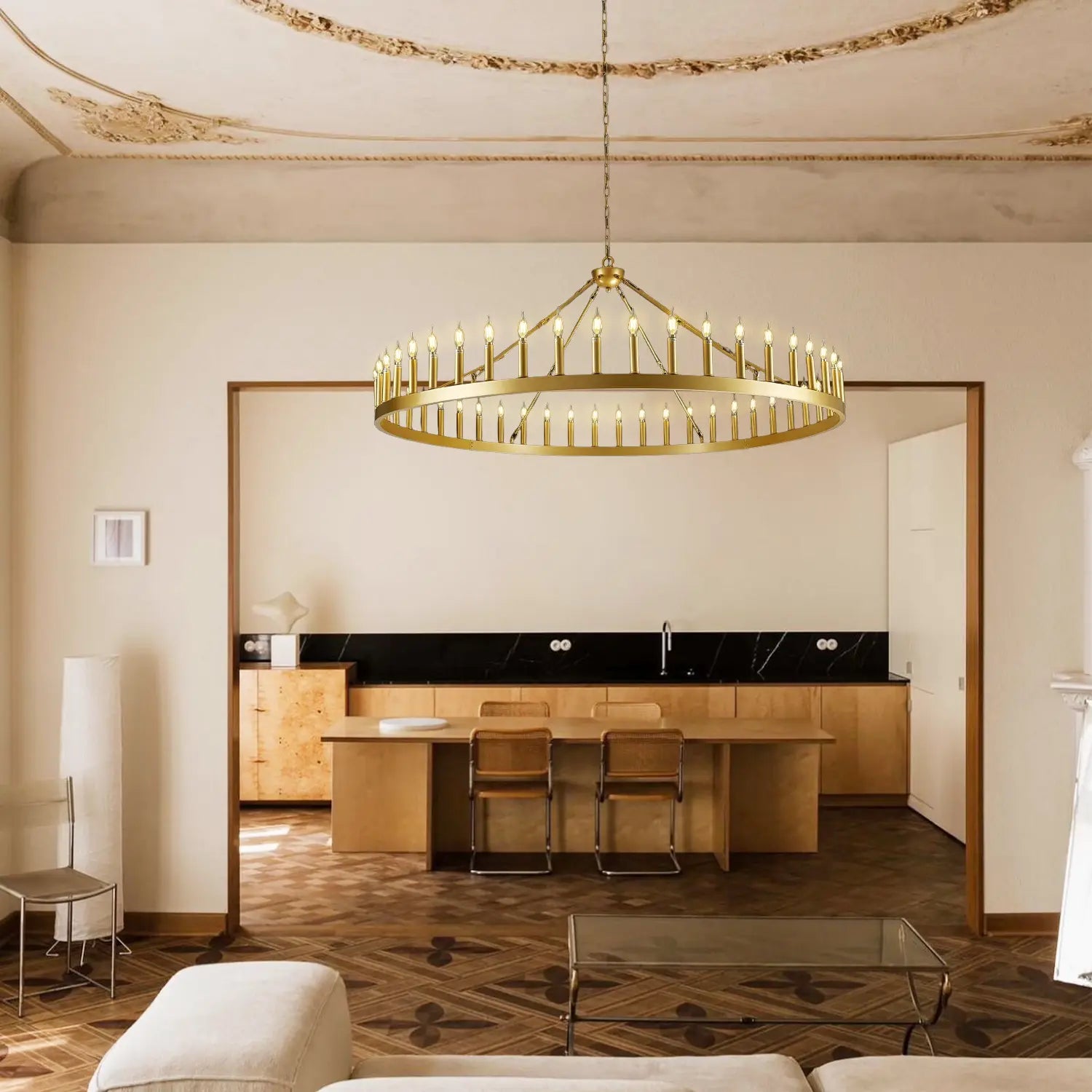 Aetheris Round Chandelier 64"