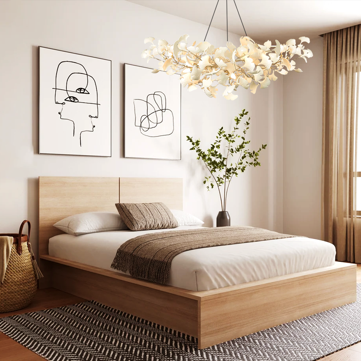Gingko Chandelier Style B - Luxehomezone