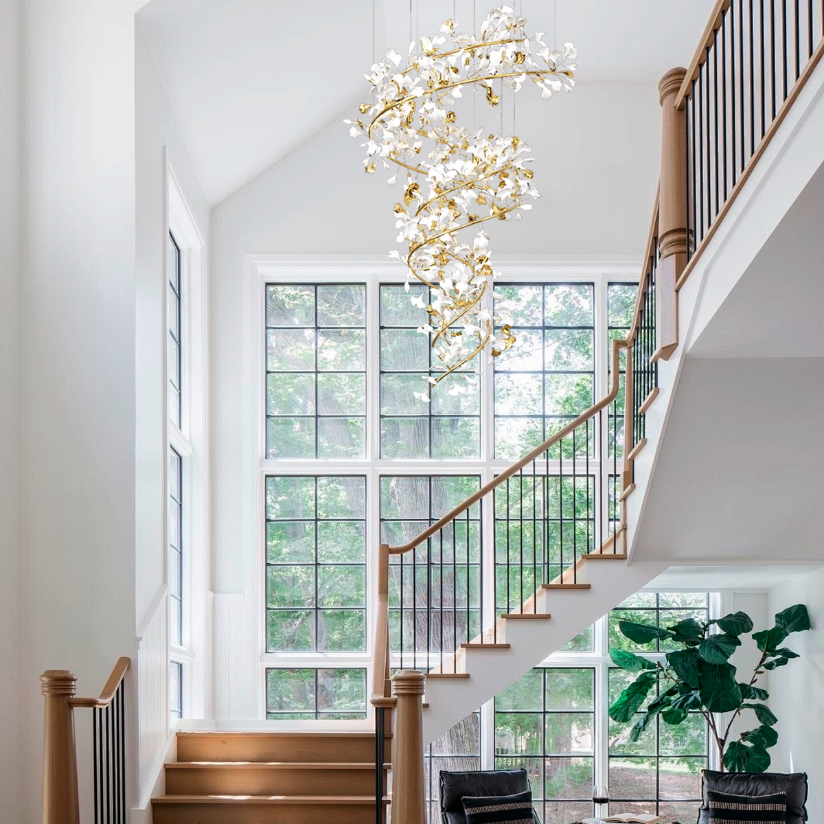 Gingko Chandelier Style Q - Luxehomezone