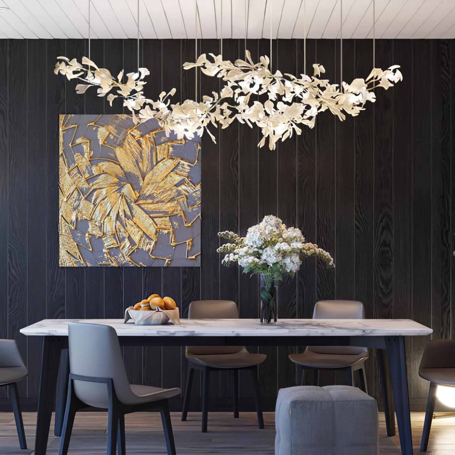 Gingko Chandelier with Double Layer Combination - Gingko, Gingko Chandelier-1-Luxehomezone