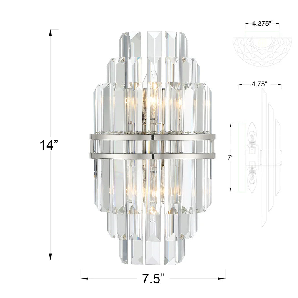 Hayes Wall Sconce 8"