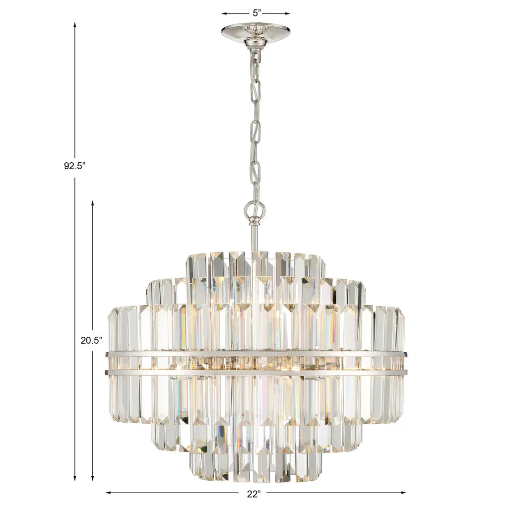 Hayes Round Chandelier 22"