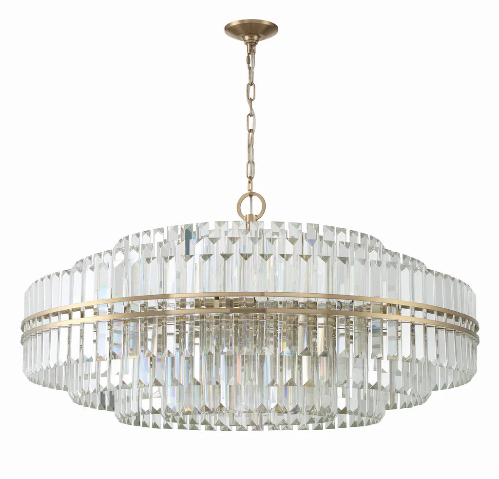 Hayes Round Chandelier 41" 4 Tiers