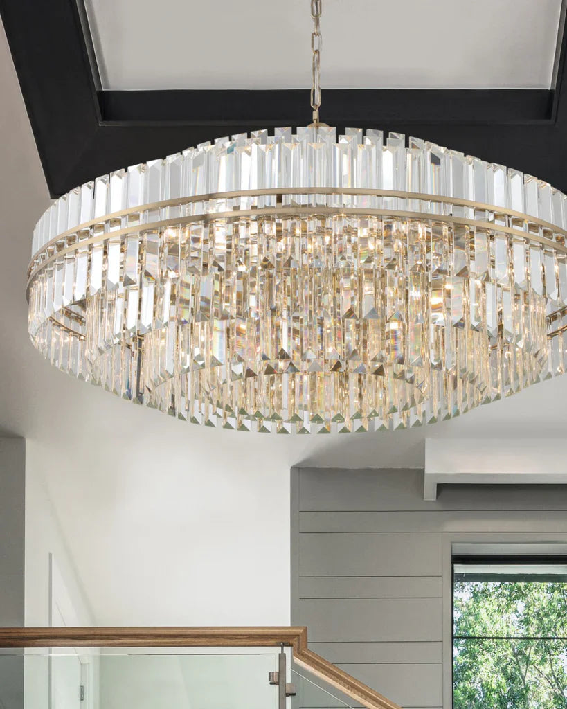 Hayes Round Chandelier 41" 4 Tiers
