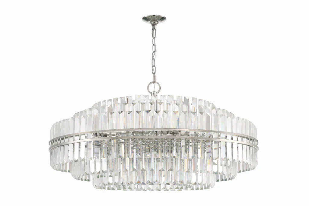 Hayes Round Chandelier 41" 4 Tiers