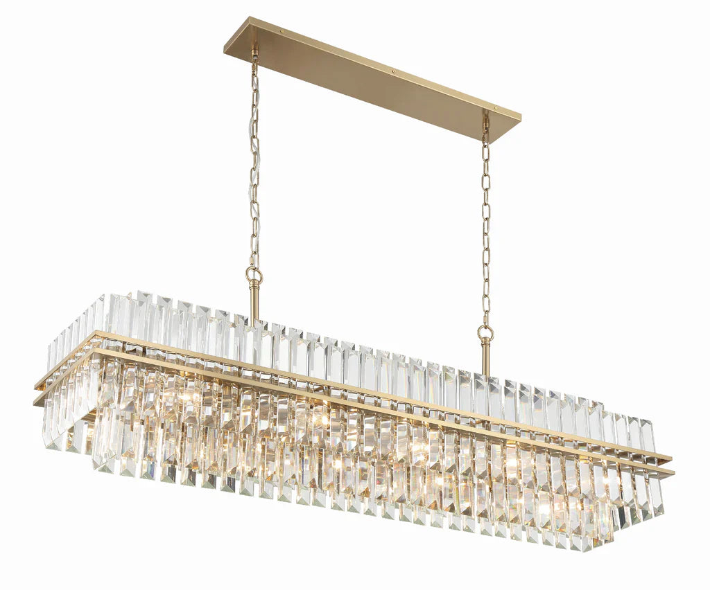 Hayes Rectangular Chandelier 50"