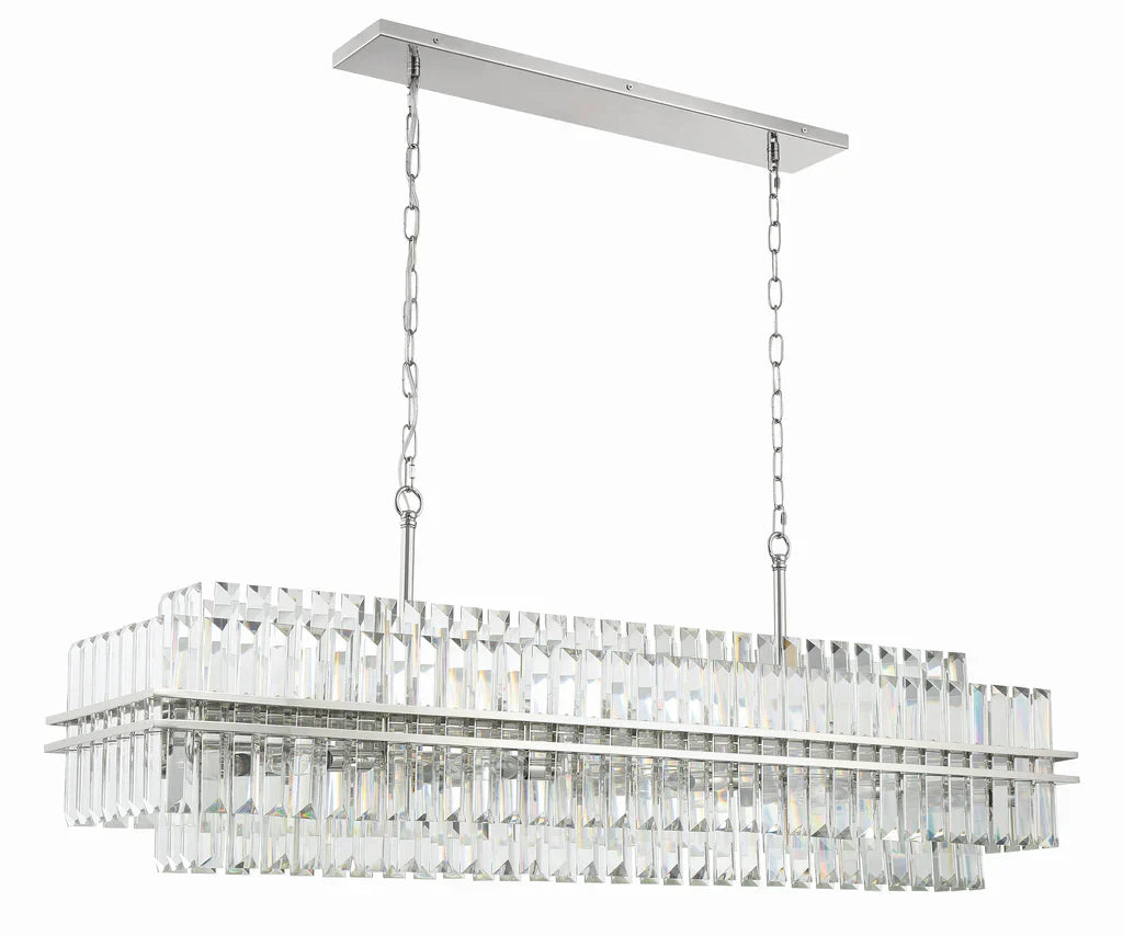 Hayes Rectangular Chandelier 50"