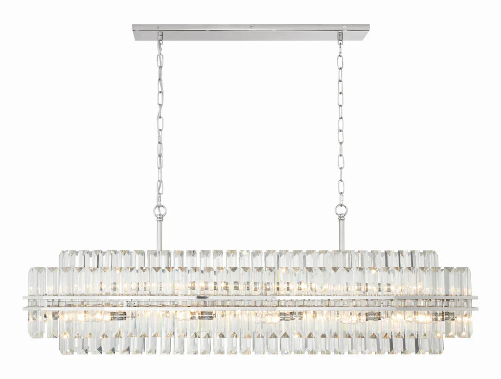 Hayes Rectangular Chandelier 50"