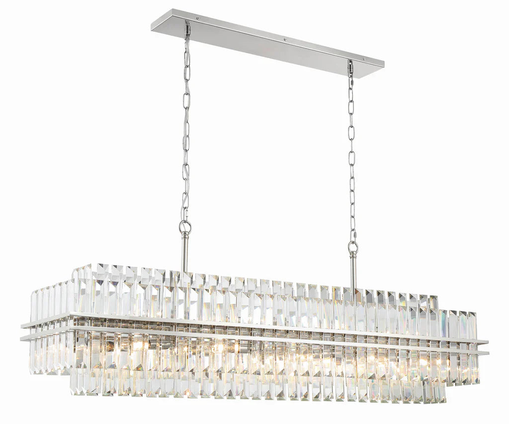 Hayes Rectangular Chandelier 50"
