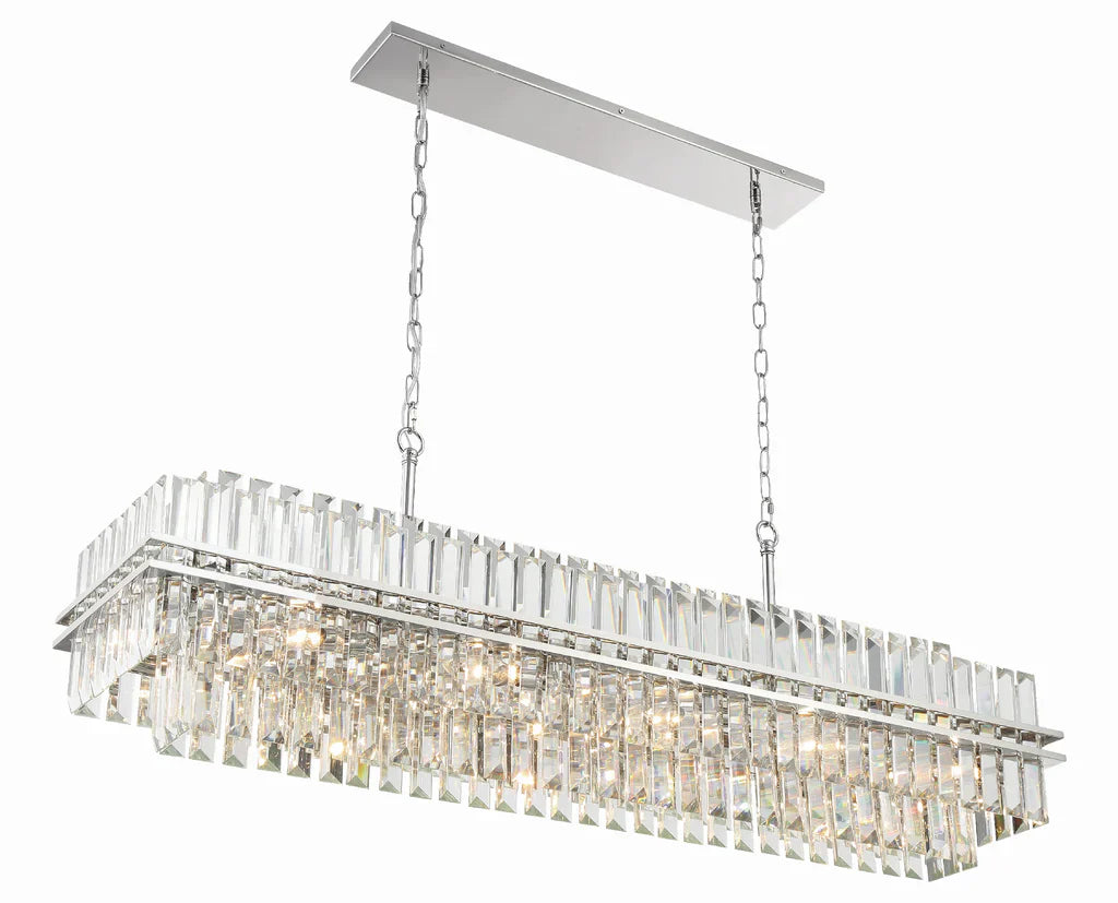 Hayes Rectangular Chandelier 50"