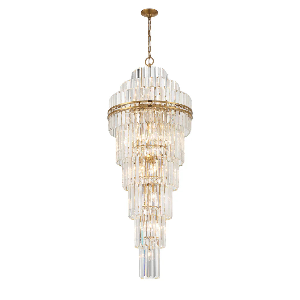 Hayes Round Chandelier 24" 4-Tiers