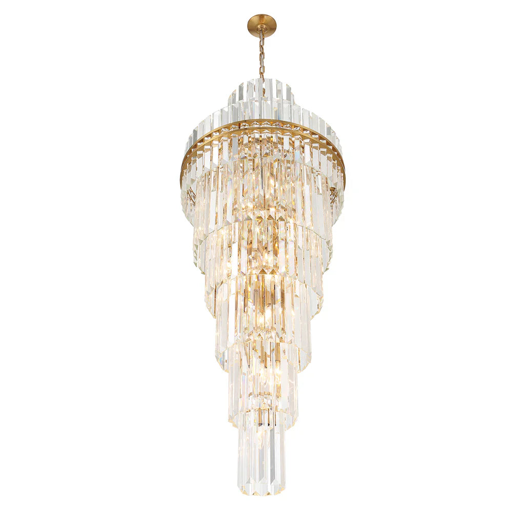 Hayes Round Chandelier 24" 4-Tiers