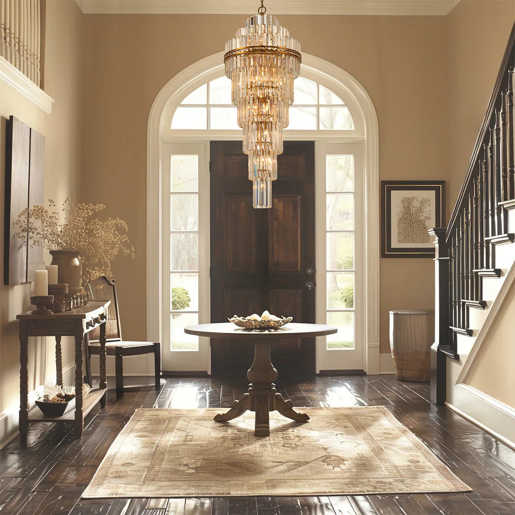 Hayes Round Chandelier 24" 4-Tiers