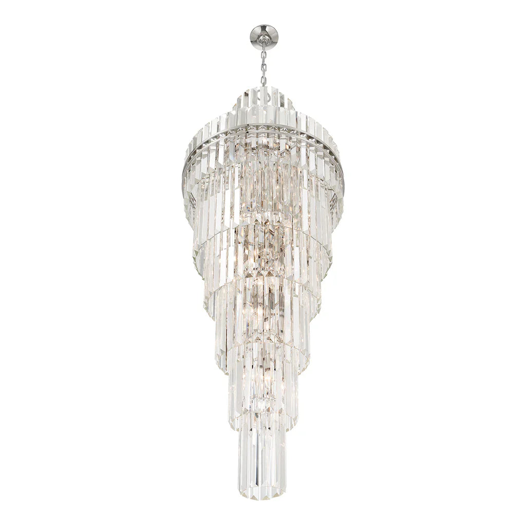 Hayes Round Chandelier 24" 4-Tiers