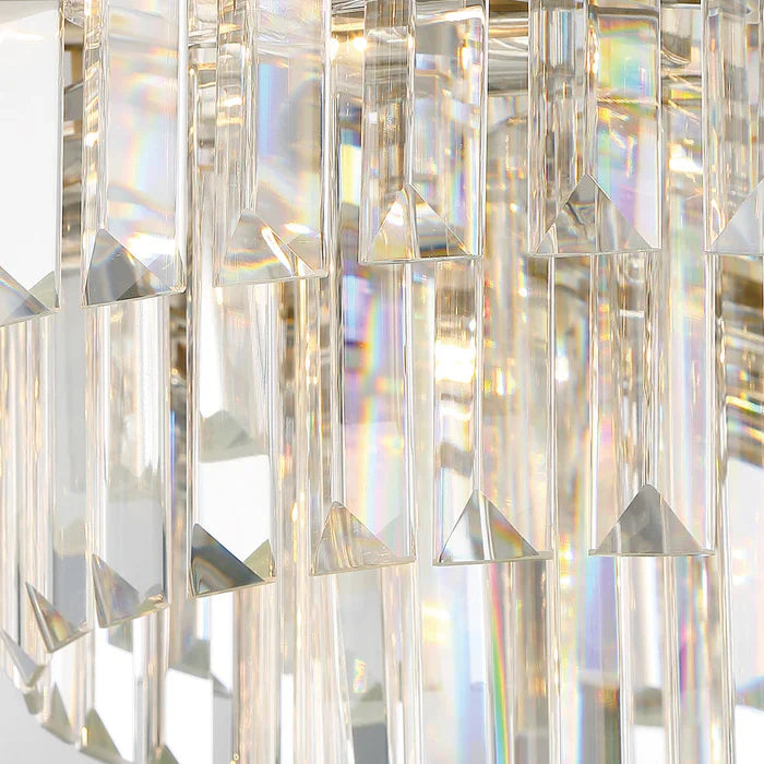 Hayes Round Chandelier 28" 3 Tiers