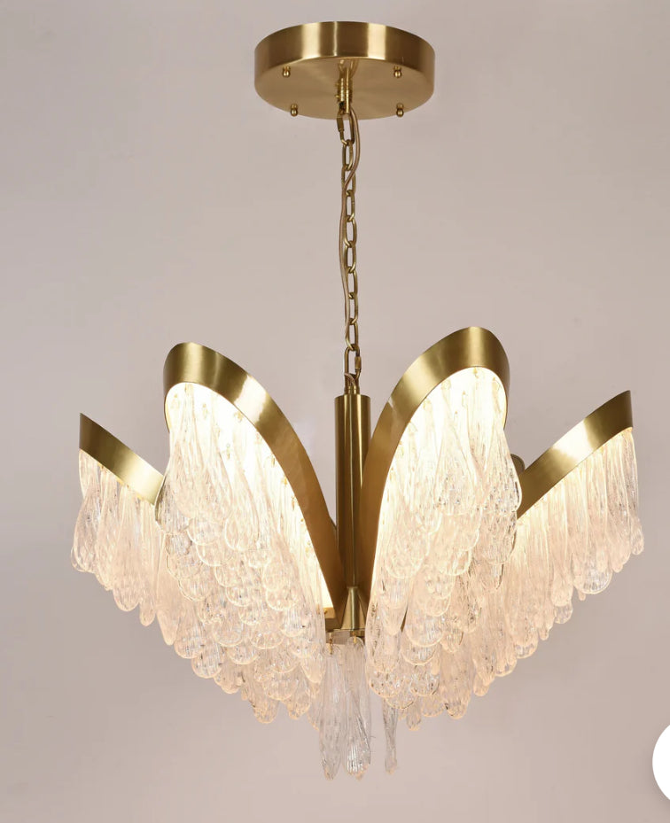 Palm-Villa Murano Glass Chandelier