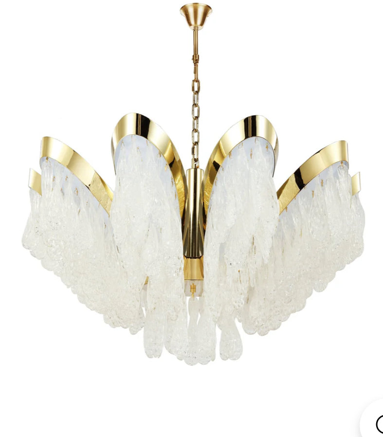 Palm-Villa Murano Glass Chandelier