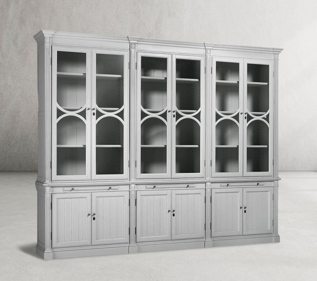 Athus Modular Triple Display Cabinet
