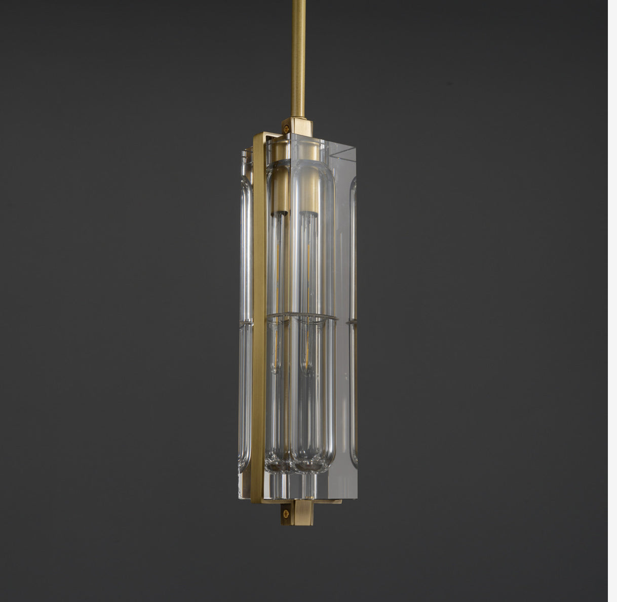 Avner Single Brass Pendant