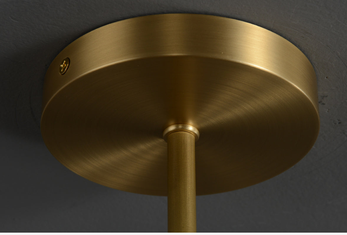 Avner Single Brass Pendant