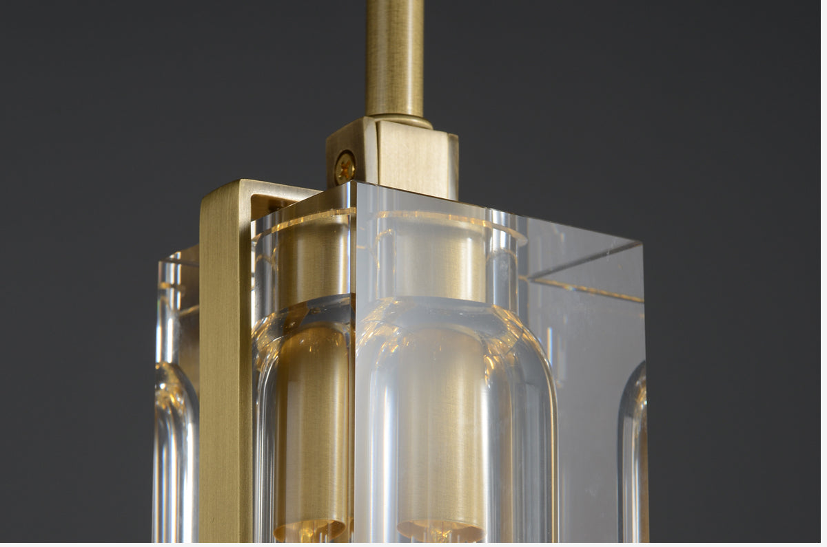 Avner Single Brass Pendant