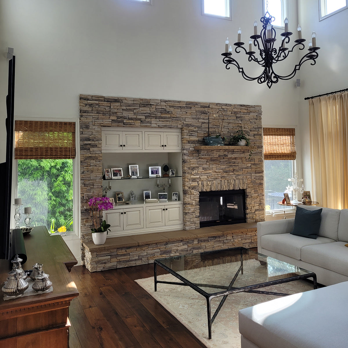 Thaddeus Rectangle Glass Coffee Table
