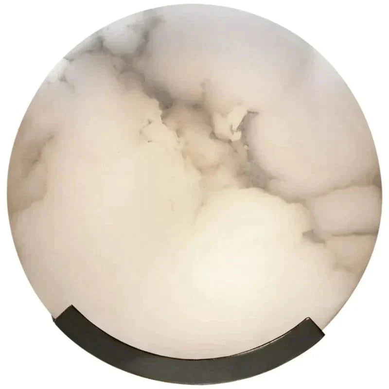 Trinidad Alabaster Plate Sconce