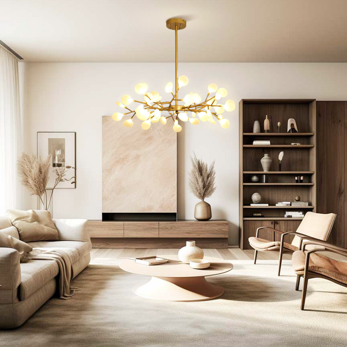 LED Firefly Sputnik Chandelier - Luxehomezone
