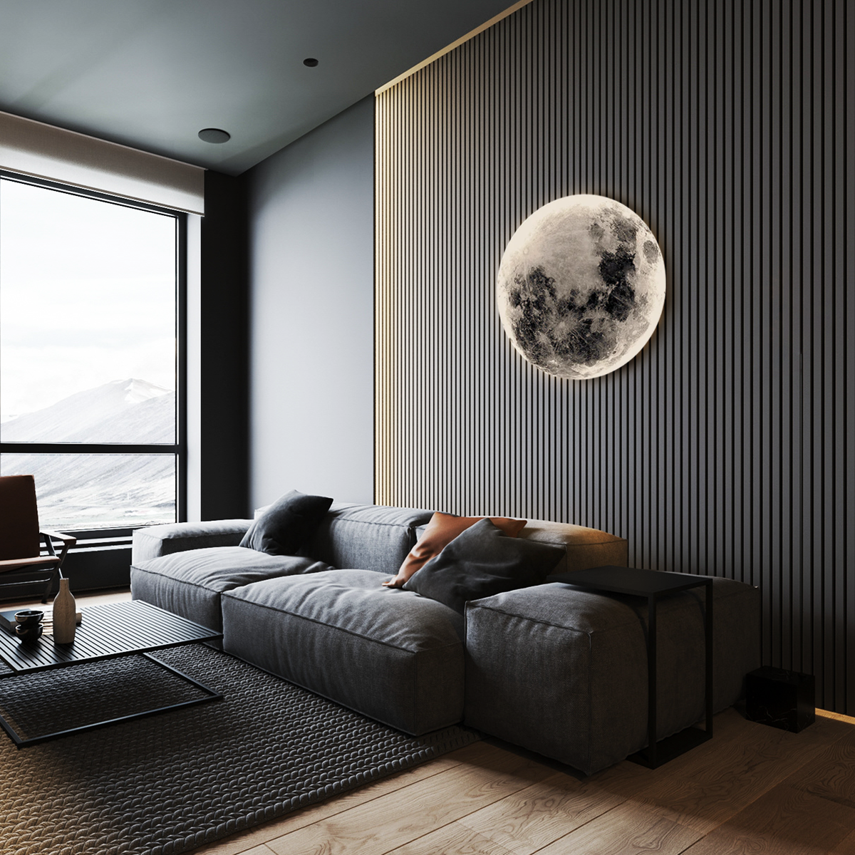Luna LED Wall Lamp - Luna-1-Luxehomezone