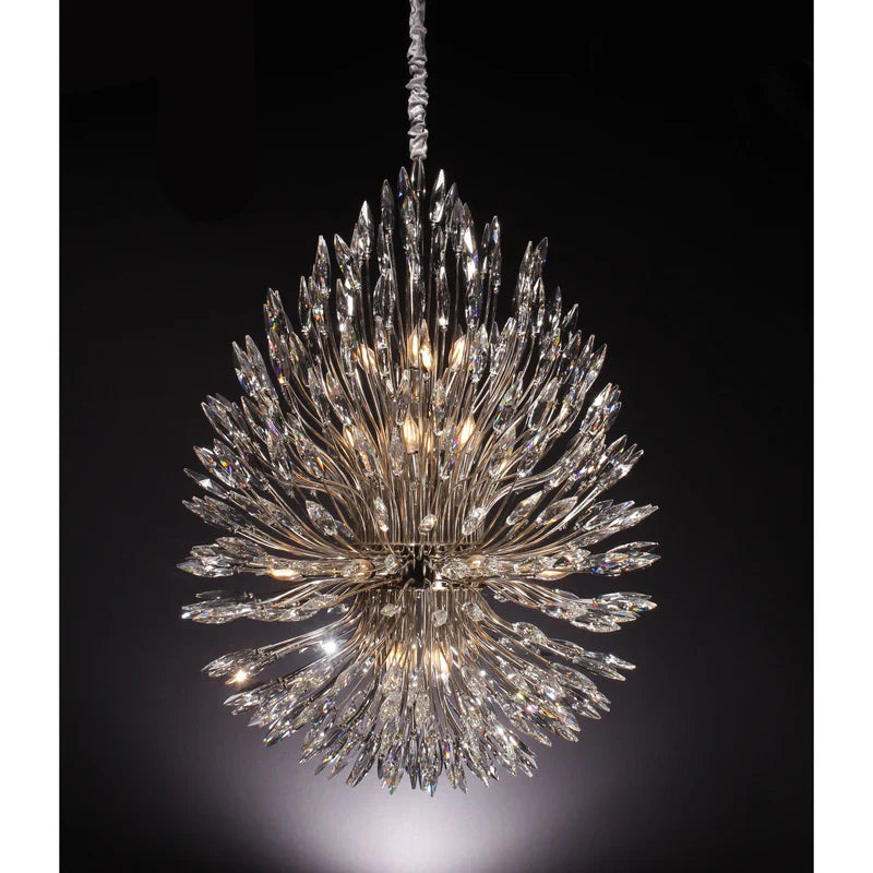 Arly Starburst Crystal Sputnik Chandelier 43"D