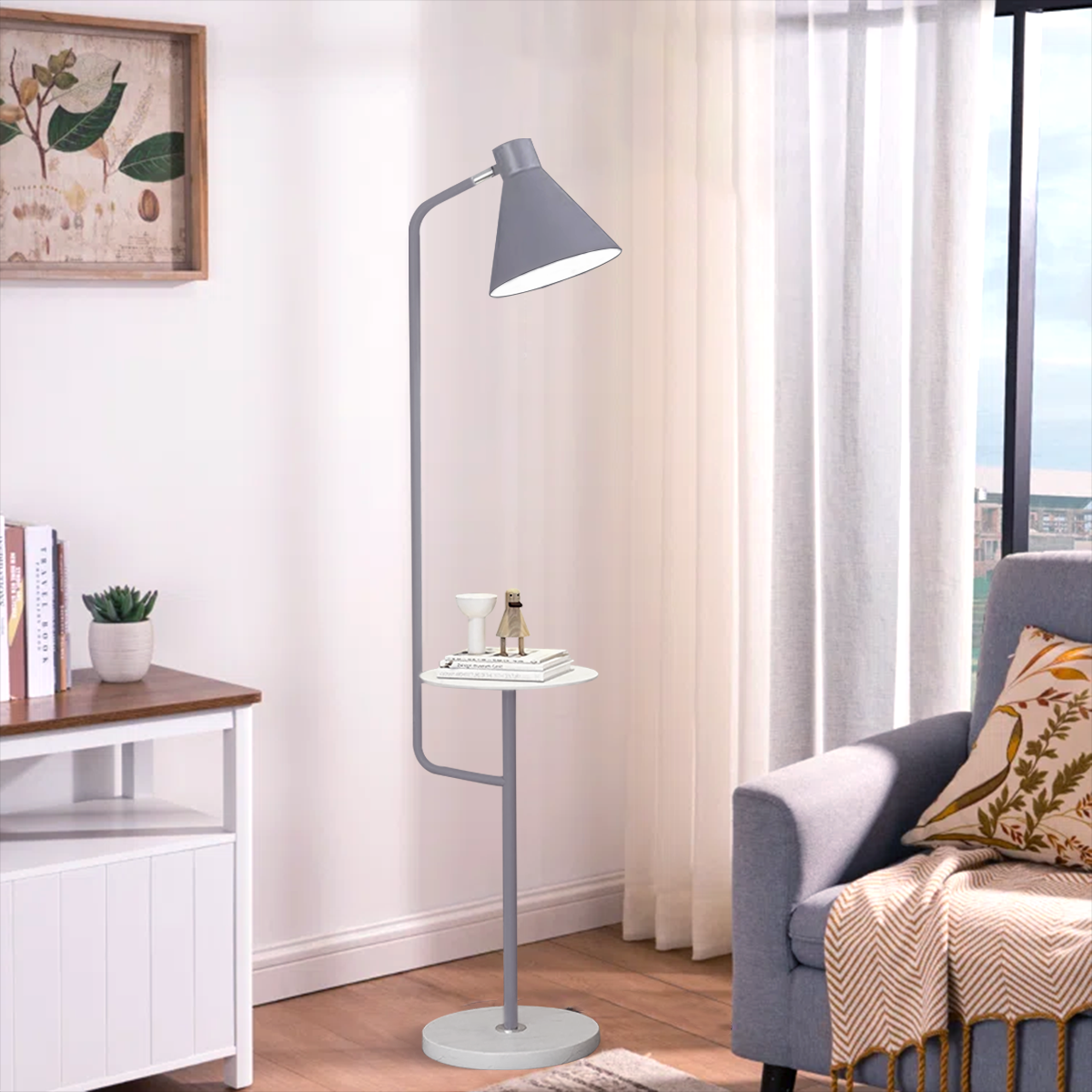 Macaroon Floor Lamp W 11″ - Luxehomezone