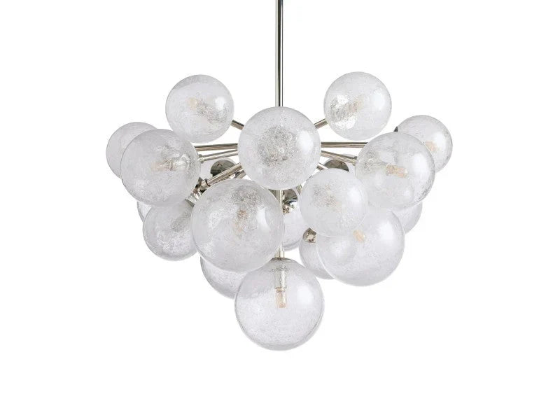 Mandoza  Glass Chandelier 27”