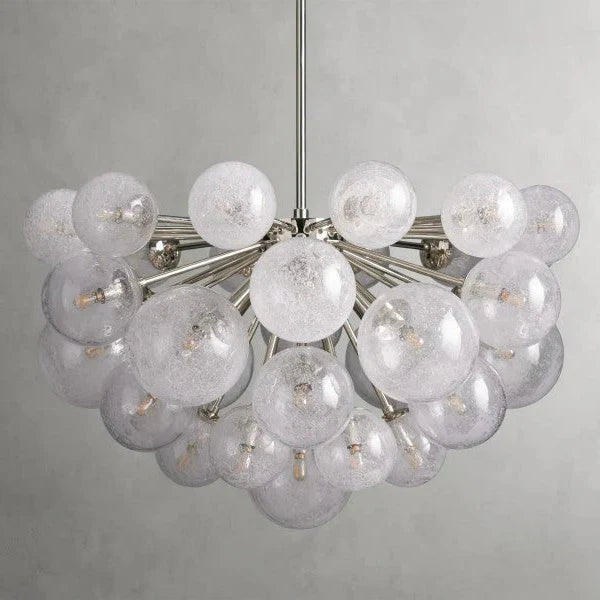 Mandoza Glass Chandelier 35"