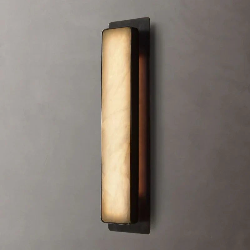 Melange Alabaster Sconce