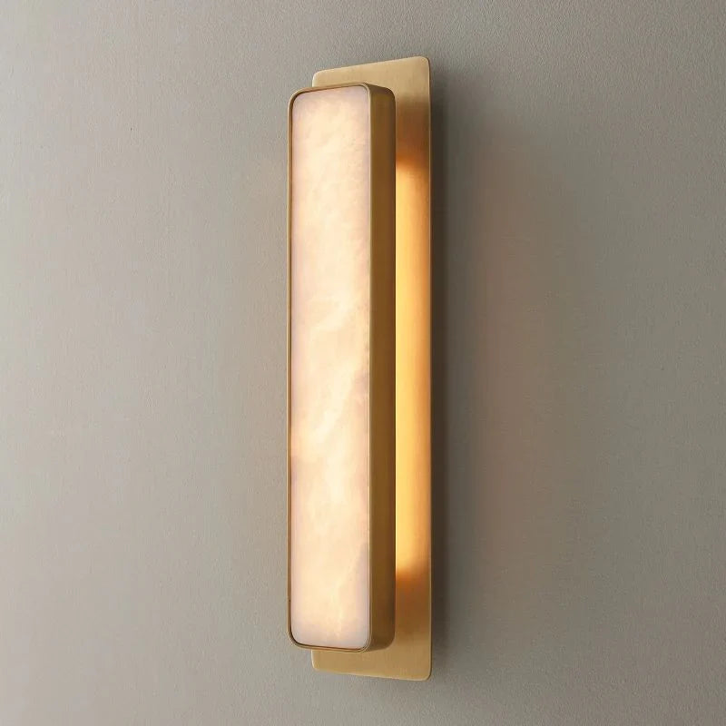 Melange Alabaster Sconce