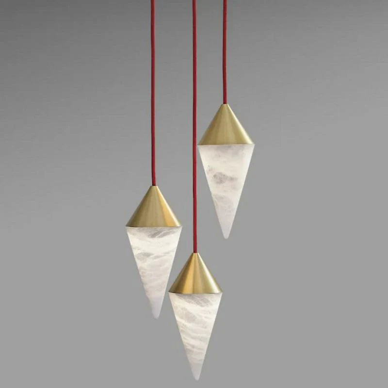 Modern Alabaster Cone Cluster Chandelier - Alabaster, Alabaster Chandelier, Alabaster lightings, Bedroom, CCCC, Chandelier, Dining & Kitchen, entryway, foyer, Hallway, Hotel, Living Room, Modern, Stairs & Foyer-1-Luxehomezone