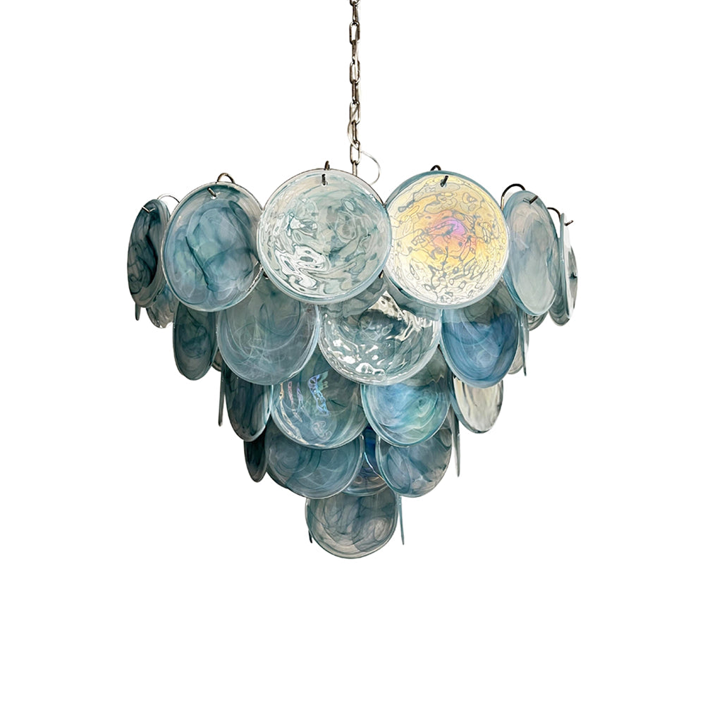 Bettina Murano Glass Chandelier 57 Blue