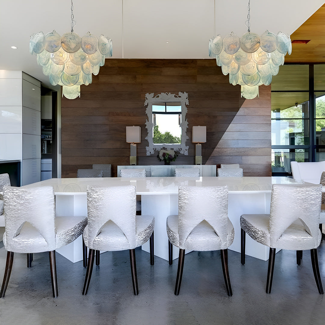 Bettina Murano Glass Chandelier 57 Blue