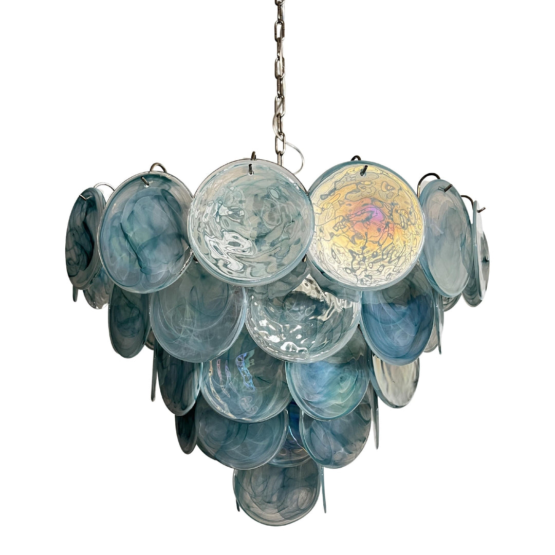 Bettina Murano Glass Chandelier 57 Blue